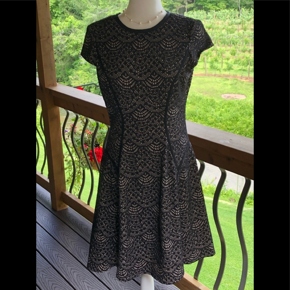Black and nude dress
